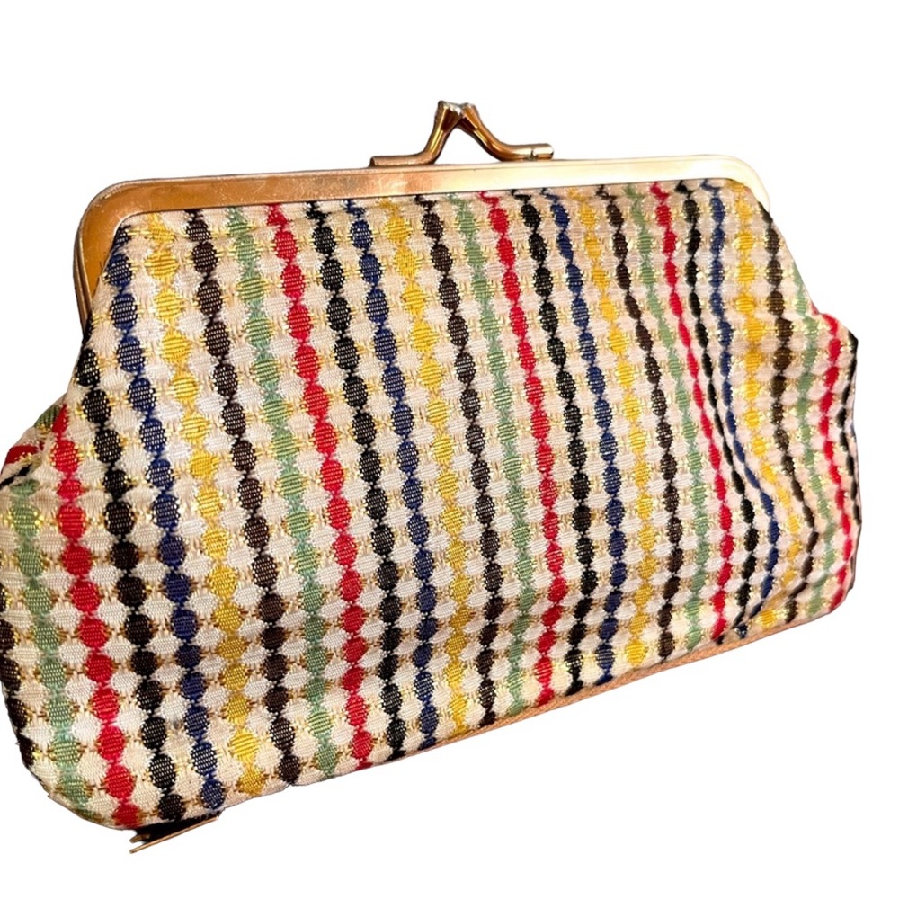 Rare vintage change, and cosmetic bag/wallet